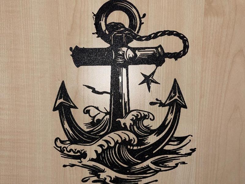 Wand decoration anchor