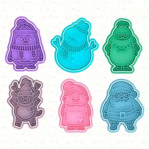 Christmas cookie cutter set of 6