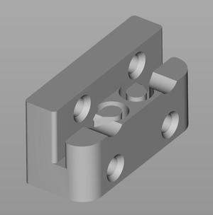 Anet A6 A8 Y-Axis GT2 Belt Holder (customizable / parameterized)
