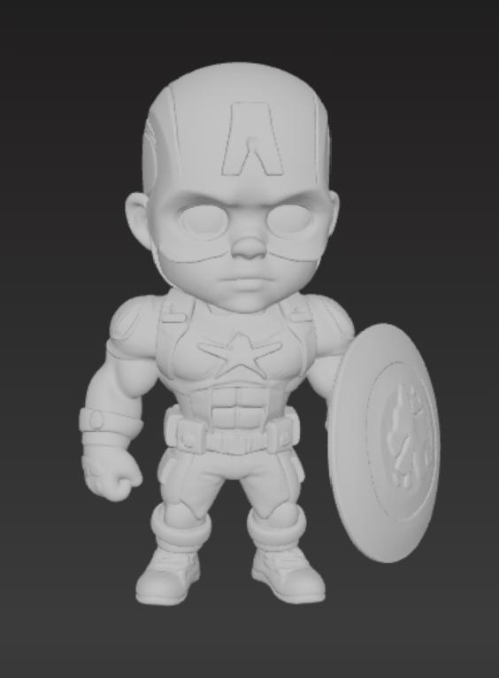 Superheroes. Captain America. 1.0