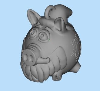 Santa pig
