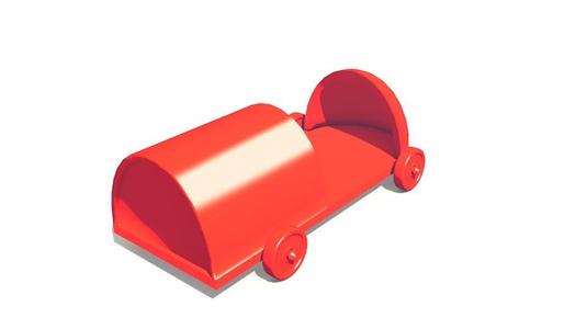 Toy racing car