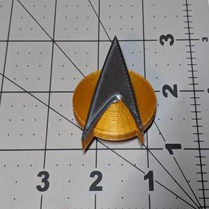 Magnetic Star Trek Com Badge (8mm magnets)