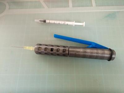 Flux and solder paste Dispenser  for 1 ml syringe 