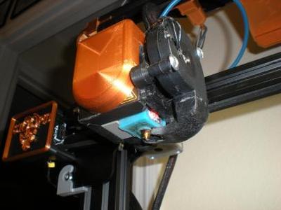 Lightweight 5015 blower bracket and duct