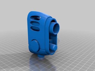 40K Rogue Trader Plasma Pistol - Remeshed + 3 Parts