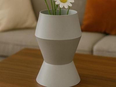 Modern Vase with Contrast