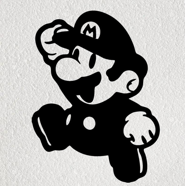 SUPER MARIO WALL ART 2D DECORATION