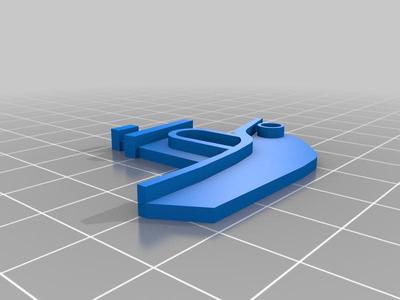 Keychain 2D Benchy