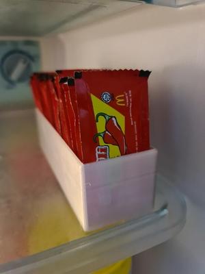 Mcd Ketchup Packet Organizer Single Row