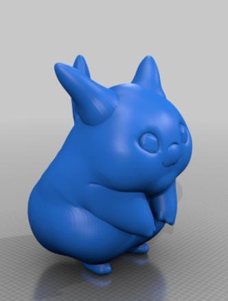 Botero Pikachu - Chubby Pikachu