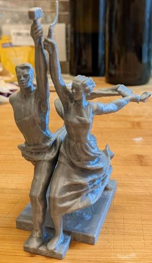 Worker and Kolkhoz Woman