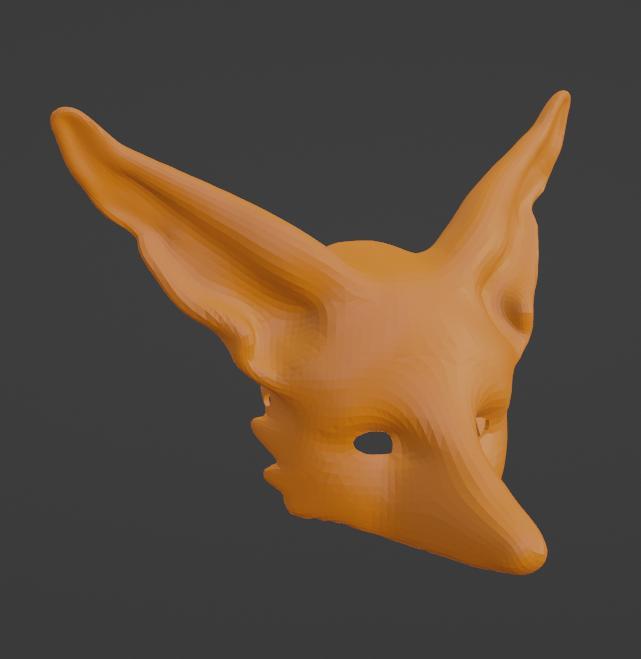 Wearable fox mask
