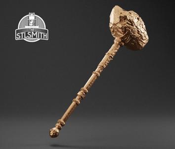 Stalhrim War Hammer Skyrim Life Size Prop STL