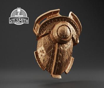 Dwarven Shield Skyrim Life Size Prop STL