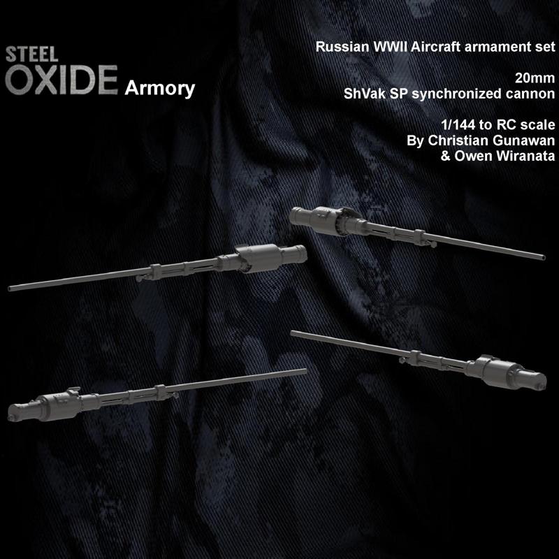 Soviet WWII SHVAK SP 20mm synchronized mount aircraft cannon