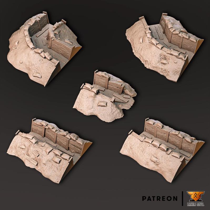 Trenched Battlefield - Basic Trenches