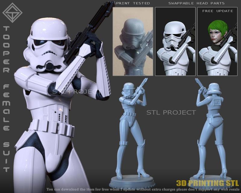 Stormtrooper Female - Fan Art