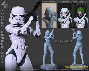 Stormtrooper Female - Fan Art