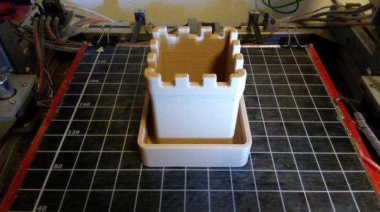 Tower planter - square and round