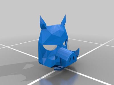 Technoblade mask fanart