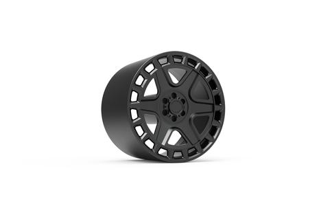 BLACK RHINO 6 spokes york 3D PRINT MODEL