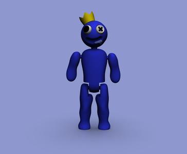 Blue Articulated Rainbow Friends