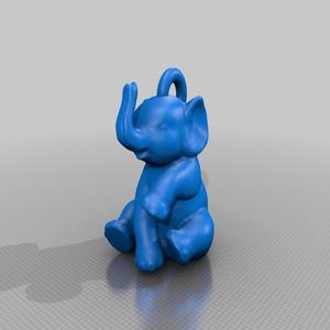 elephant keychain (porte clef)