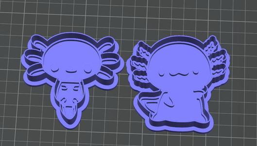 Ajolote cute Cookie Cutters