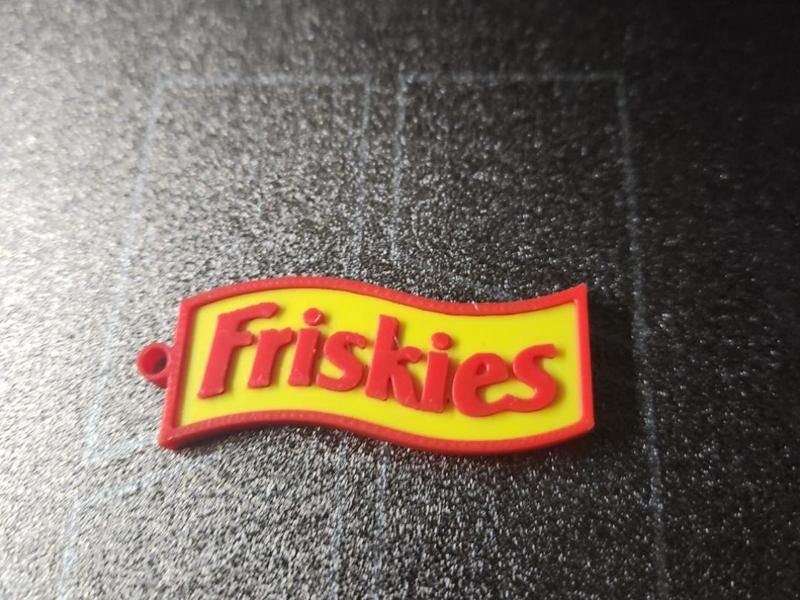 Friskies keychain