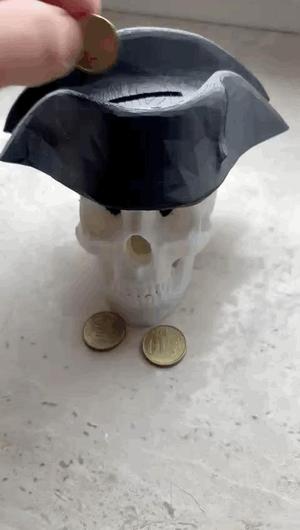 Skull Piggy Bank