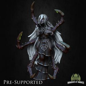Lyandra [PRE-SUPPORTED] Spider Queen Dark Elf Drow