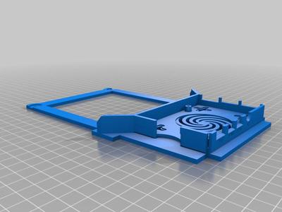Raspberry PI 4 open case for Vesa mounted monitor