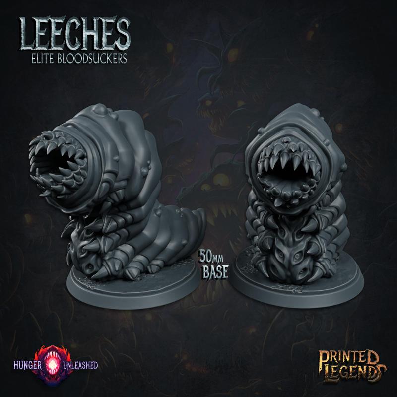 Leeches x2 (50mm Bases)