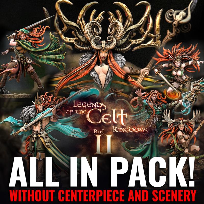 Legends of the Celts Kingdoms part II All in Pack (Without Scenery/Centerpiece)