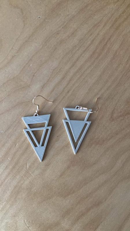 boucle double triangles