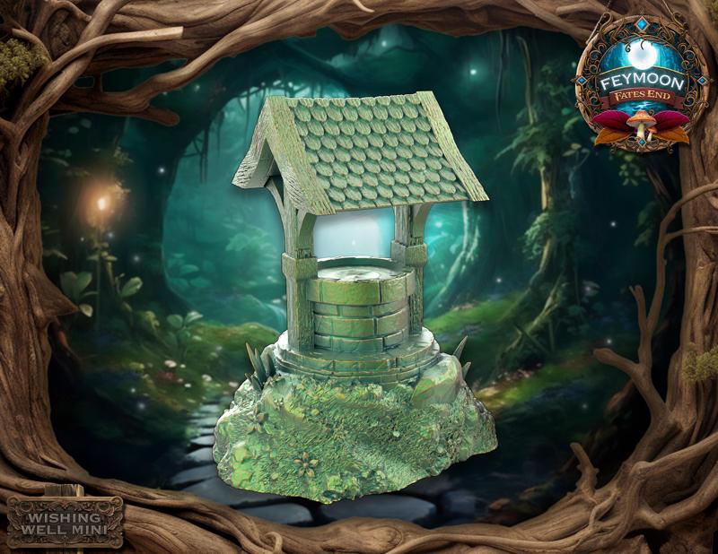 Magical Wishing Well Miniature - Pre-Supported