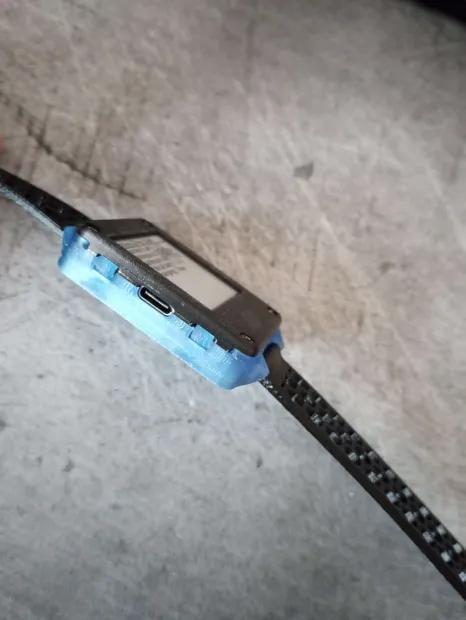 Watchy 1.0 USB-C case with a bigger battery