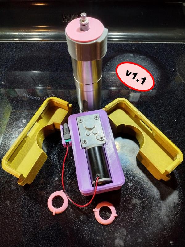 The Open Motorized Burr Grinder Platform (v1.1)