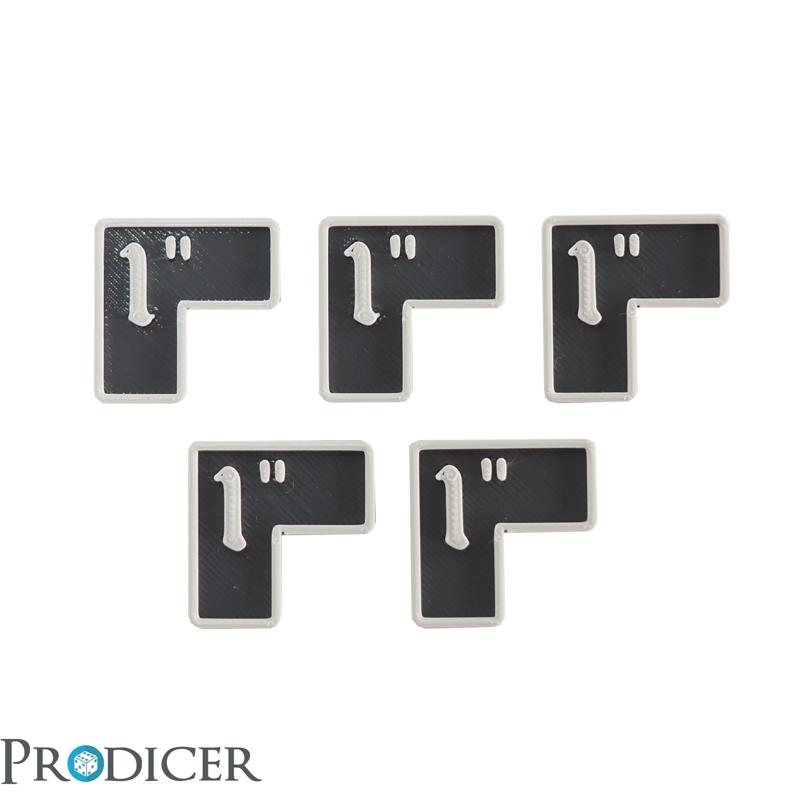 One inch regiment marker - movement template by PRODICER