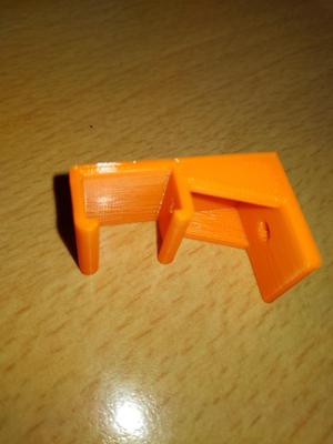 Wall mount for simple pvc curtain rail