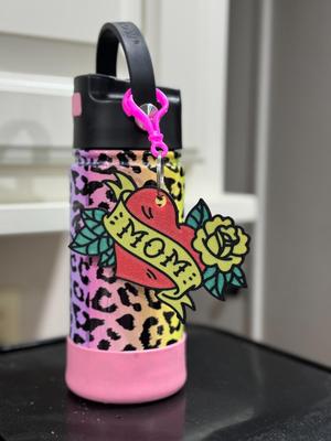 Traditional Tattoo Mom Keychain