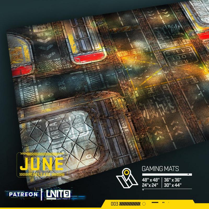 City at Night - multi-format gaming mat