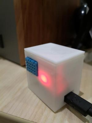 Box for WEMOS D1 mini with DHT11 and AM312