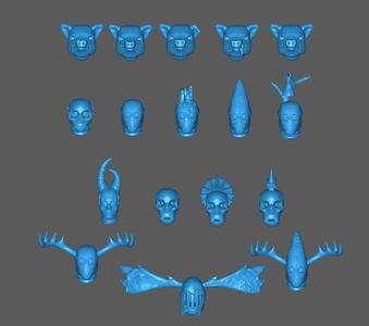 Cultist heads