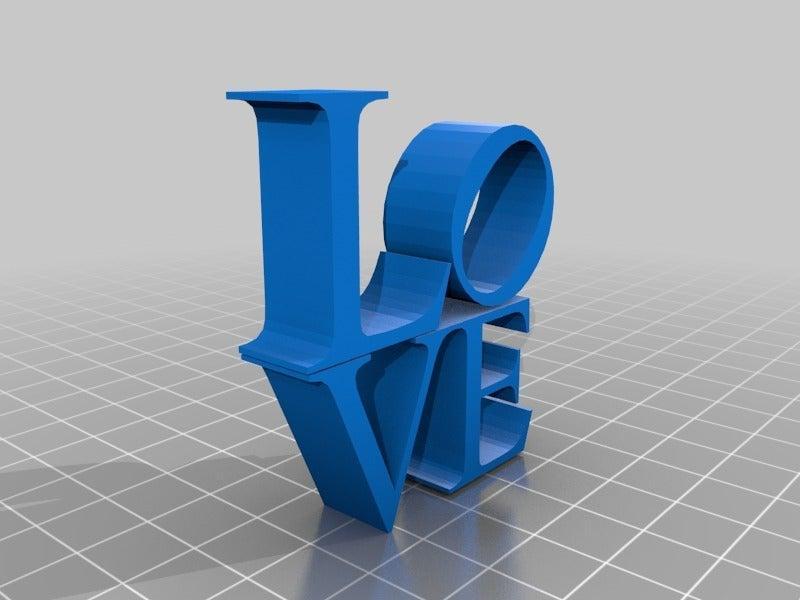 LOVE ( Letters ) Wall ART