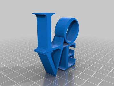 LOVE ( Letters ) Wall ART