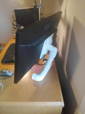 100mm VESA Monitor Plate for 1.5 inch (42mm)  PVC