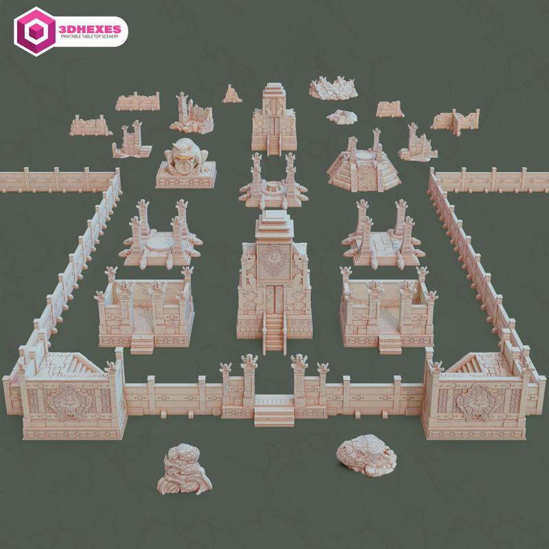 Baronghan Temple - Scenery Set
