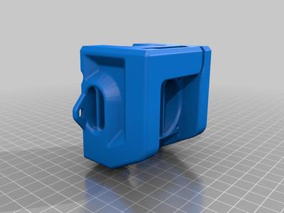 Modified CR-10/Ender Hotend Cover for replacement fans